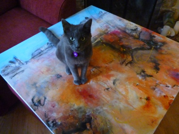 Zeb the Painting Cat